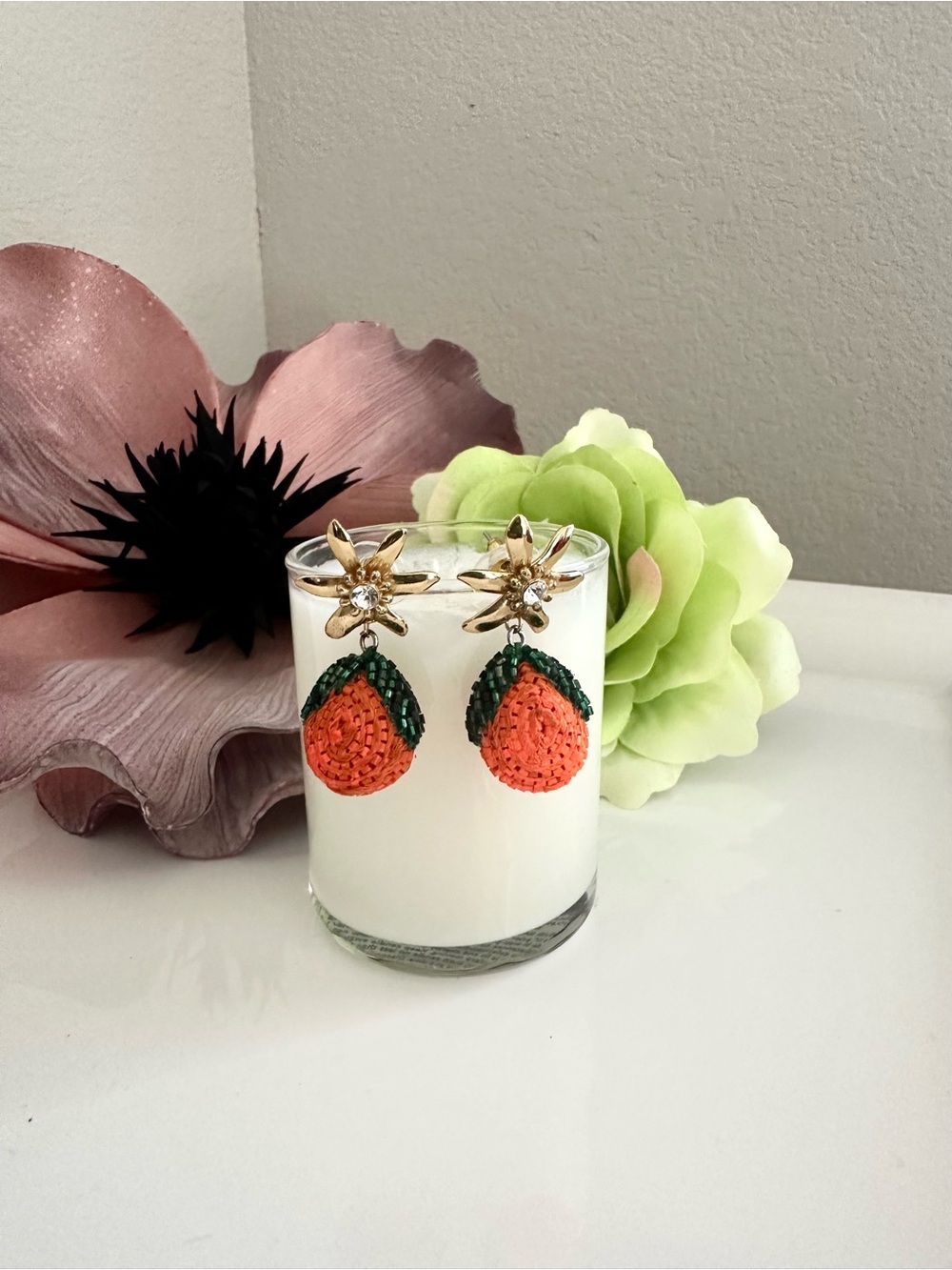 Mignonne Gavigan Positano Orange Earrings